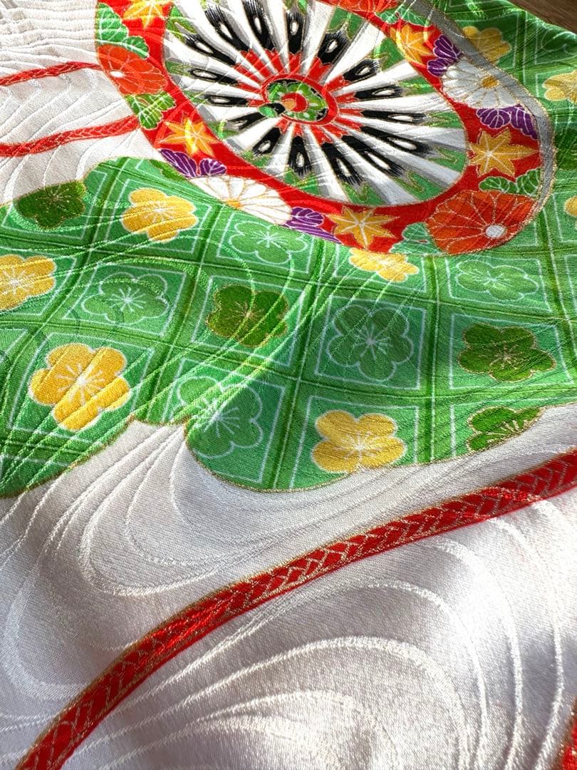 ^_^　七五三　3歳アンティークお着物セット