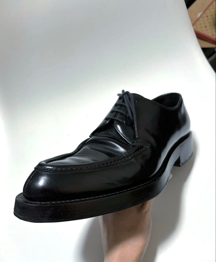 美品　プラダUチップ ドレスシューズ ブラック 5 1/2 2EG097