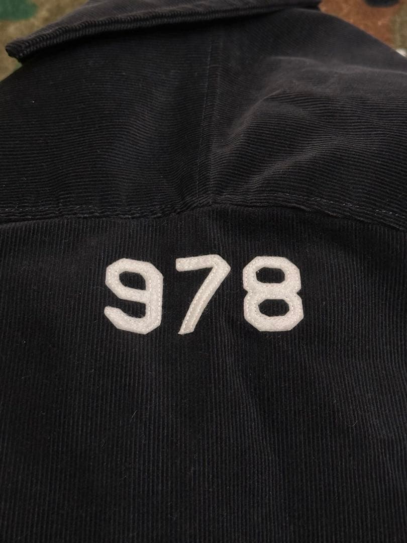 A BATHING APE コーデュロイ スタジャン 黒L 初期