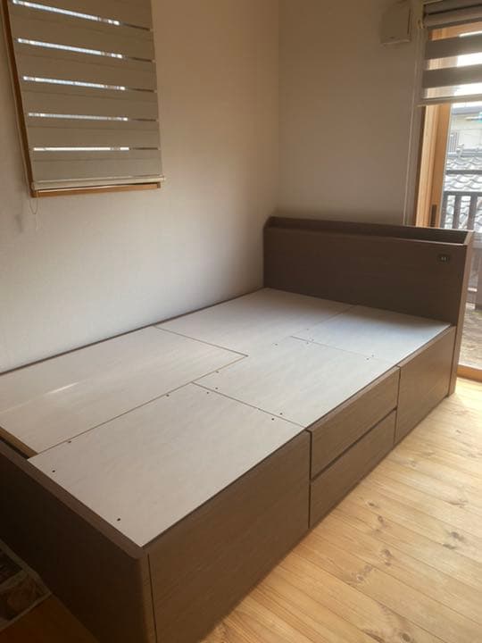 ニトリセミダブルベッド