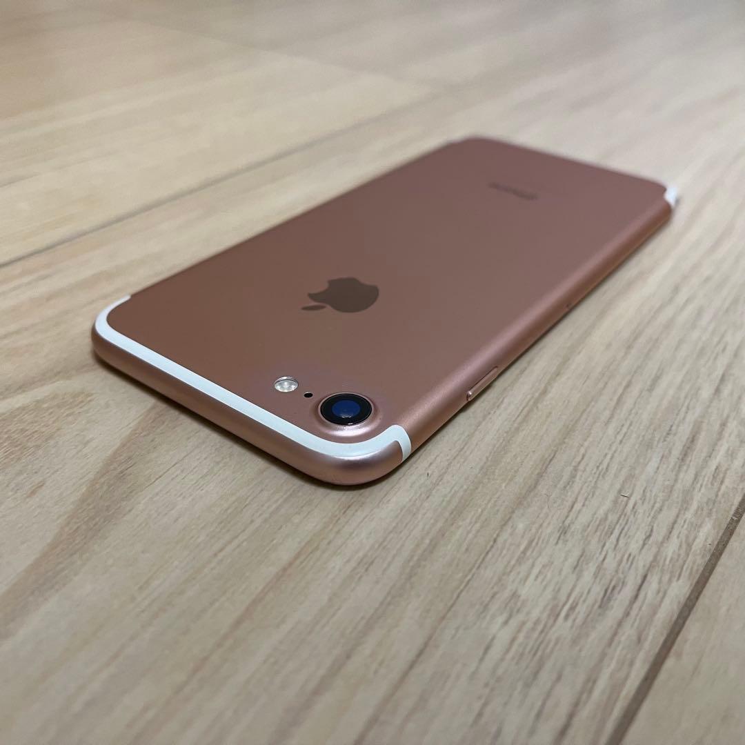 【超美品】iPhone7 32GB ローズゴールド simフリー KDDI