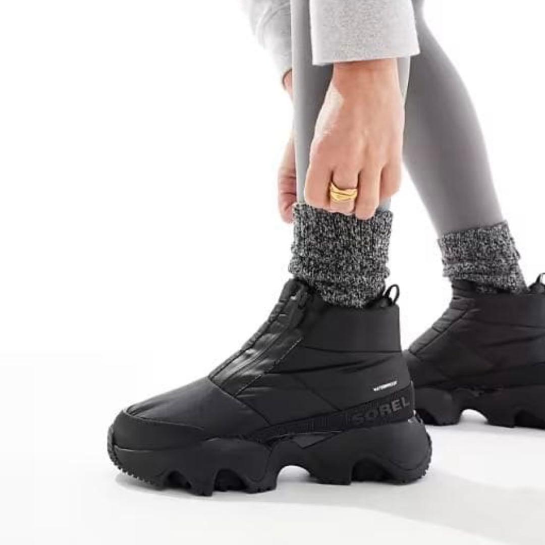 ★me★SOREL キネティックインパクト パフィージップブーツ 24.5