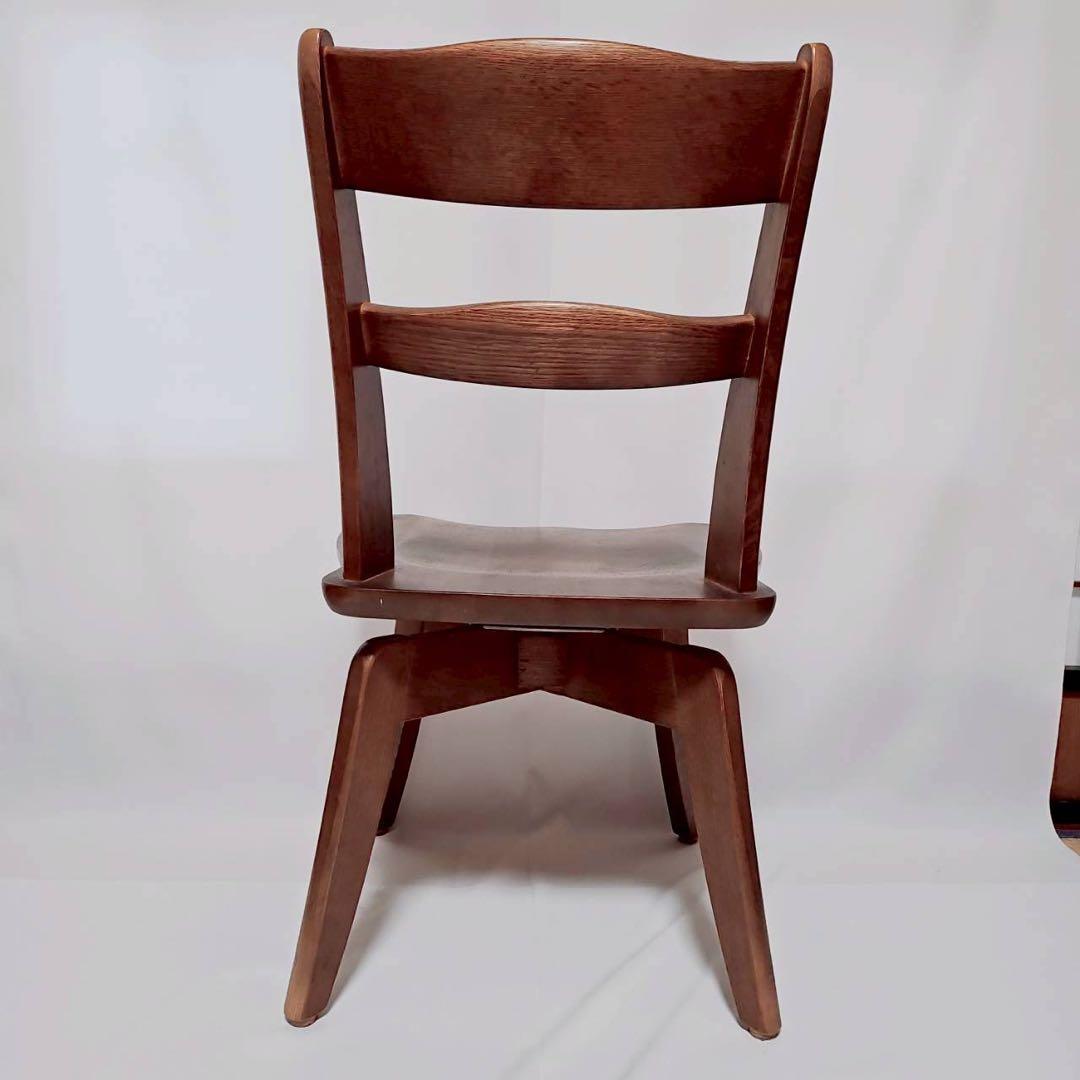 【美品】イバタインテリア グレース 回転式ダイニングチェア 1脚　飛騨家具