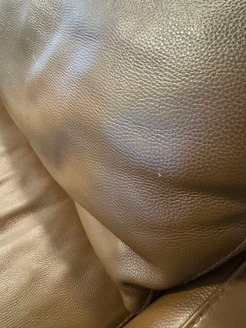 無印良品　レザーソファ　2人掛け