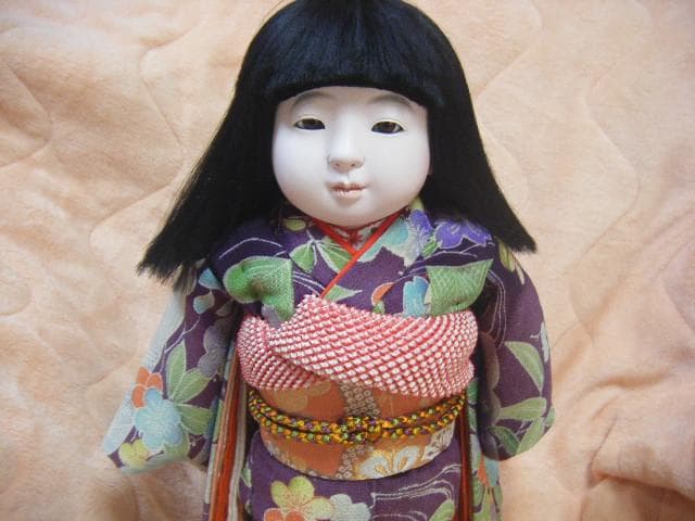 「京都洛齊」市松人形 女の子 約43cm・画像で判断下さい