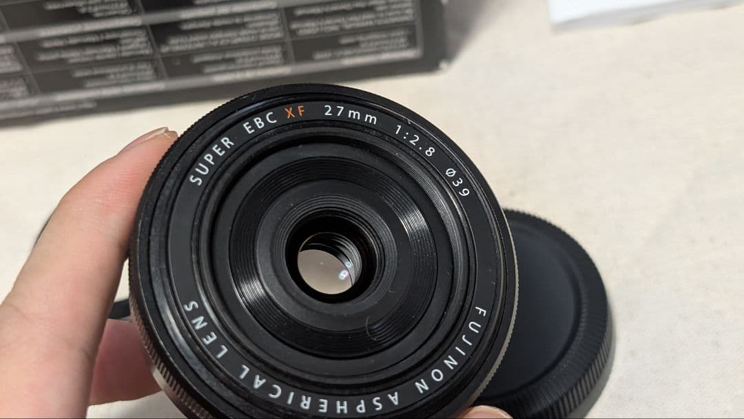 FUJIFILM XF27mmF2.8 単焦点レンズ
