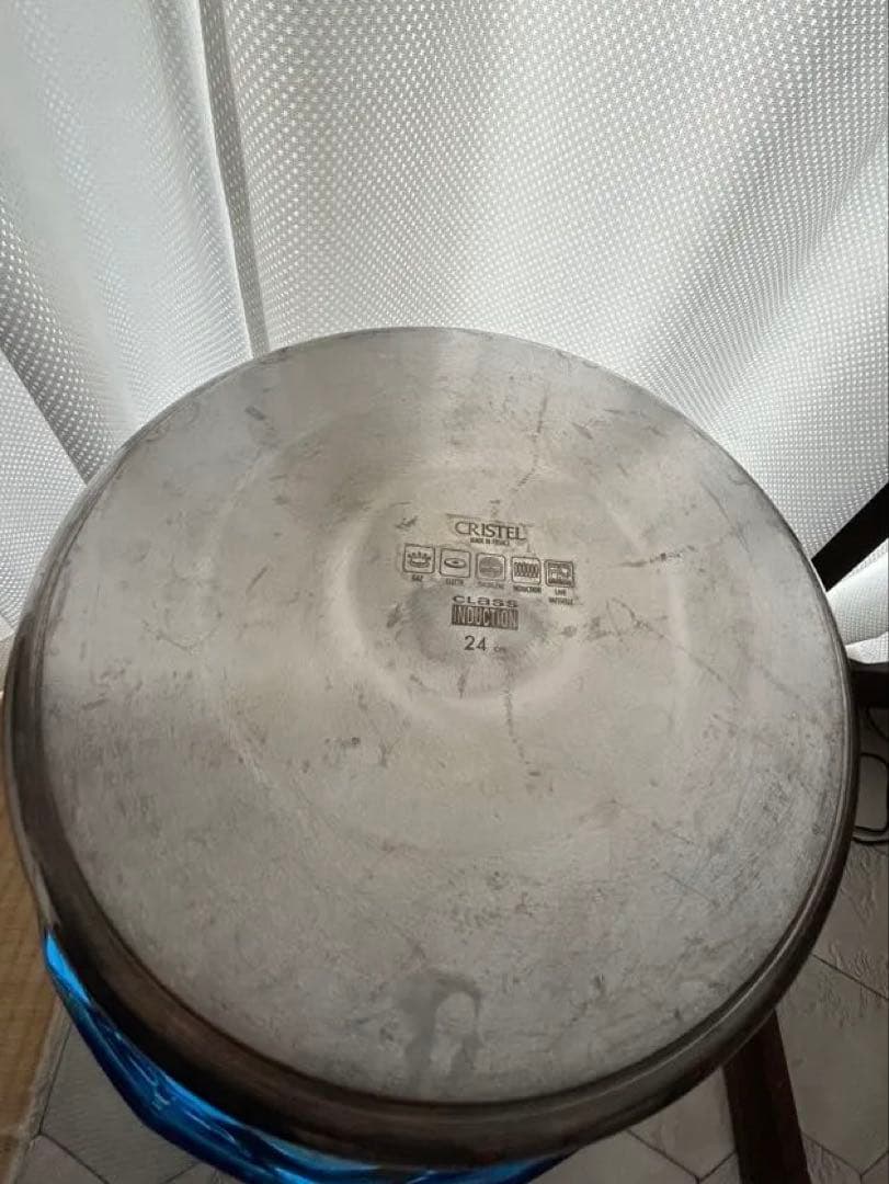 クリステル　24㎝　深鍋➕ザル