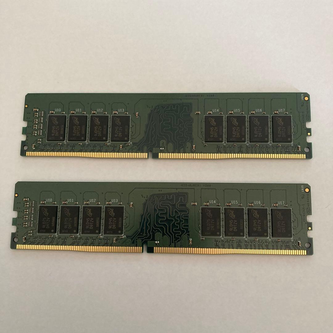 Crucial 16GB×2 DDR4メモリ　合計32GB