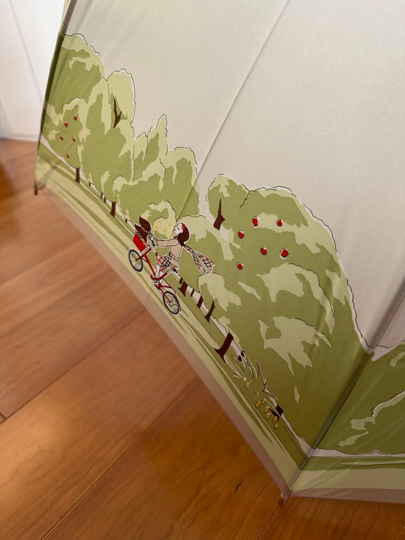 美品 希少 BURBERRY/バーバリー 傘 犬の散歩&サイクリング