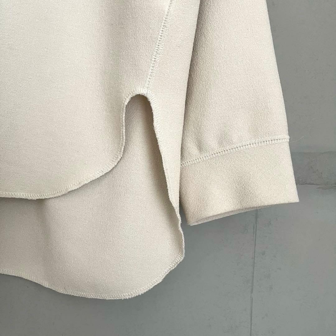 美品✨Whim Gazette ウィムガゼット　Vガゼットプルオーバー　ベージュ