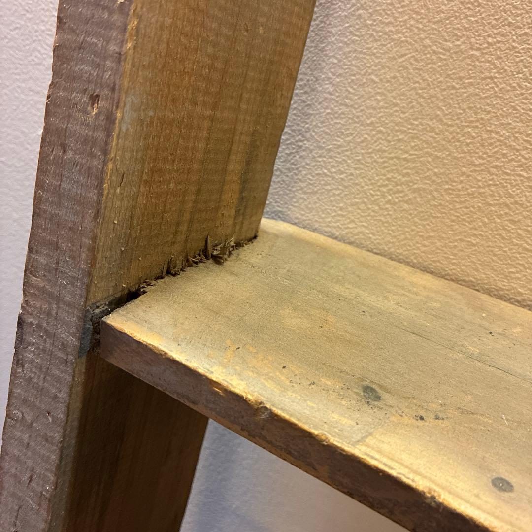 ラダーシェルフ　ハシゴ　棚　古材アンティーク