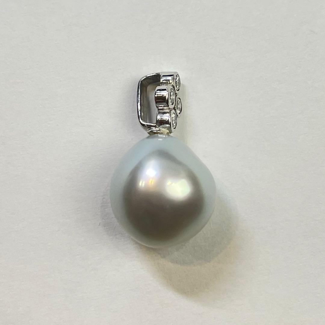 pt900 ネックレストップ　本真珠　レディース　アクセサリー　小物　チャーム