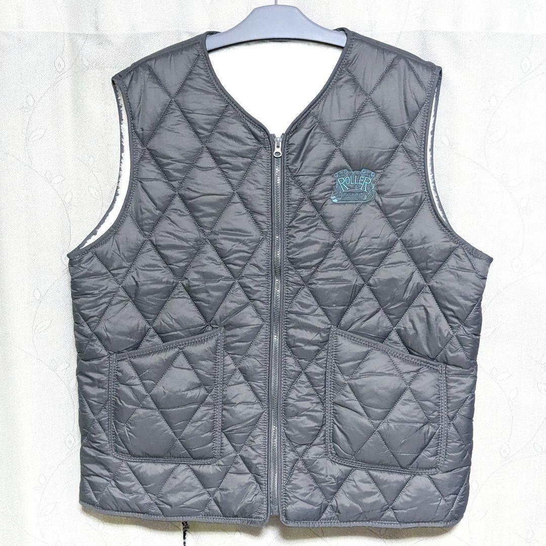 ■ROLLER magazine キルティングベスト F ファー RIPPER■