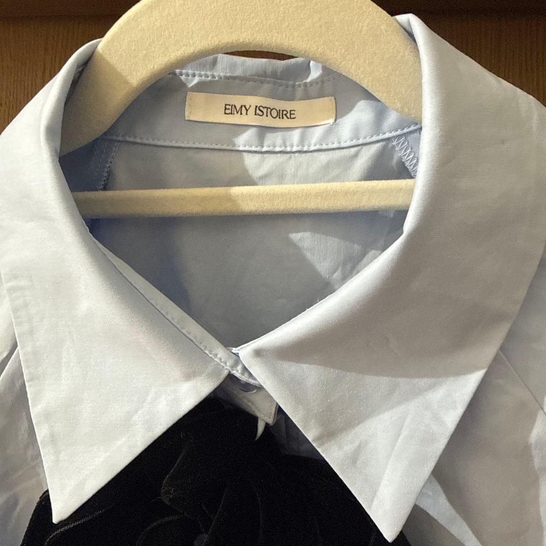 eimy istoire ベルベットリボンロゴシャツ　新品