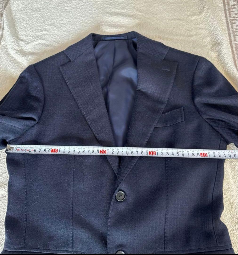 Brilla per il gusto ネイビーチェック　スーツ　サイズ42