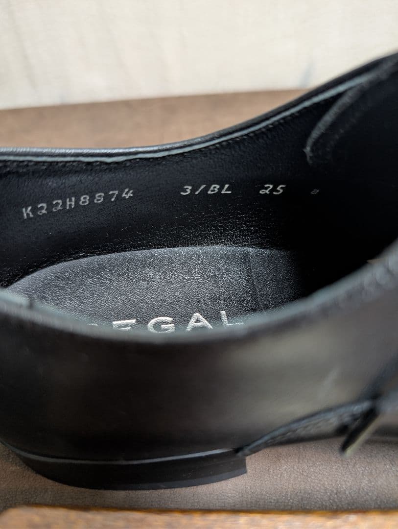 リーガル REGAL 31BL 25cm ストレートチップ