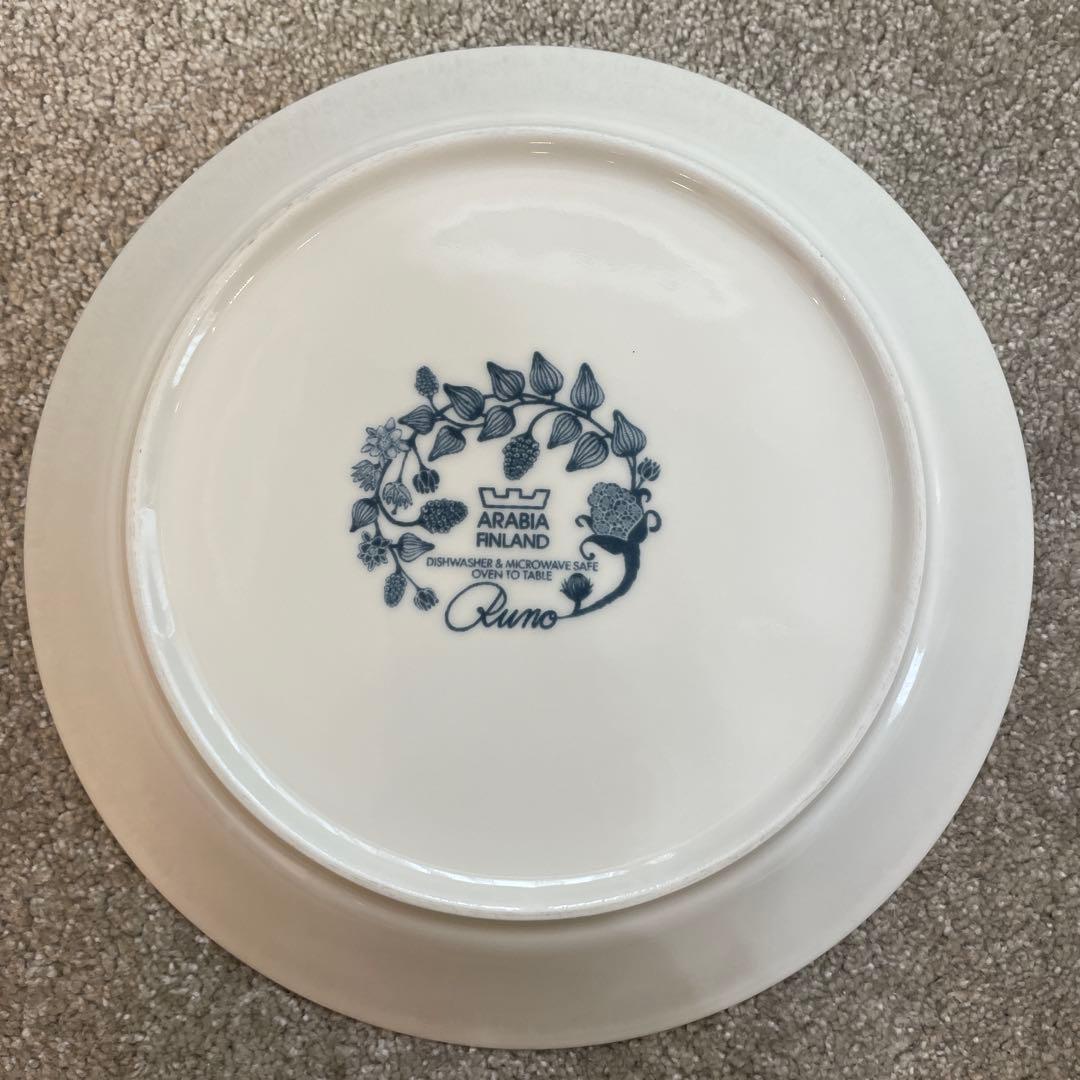 旧ロゴアラビアルノRUNO ウィンタースター 21cmプレート2枚セット