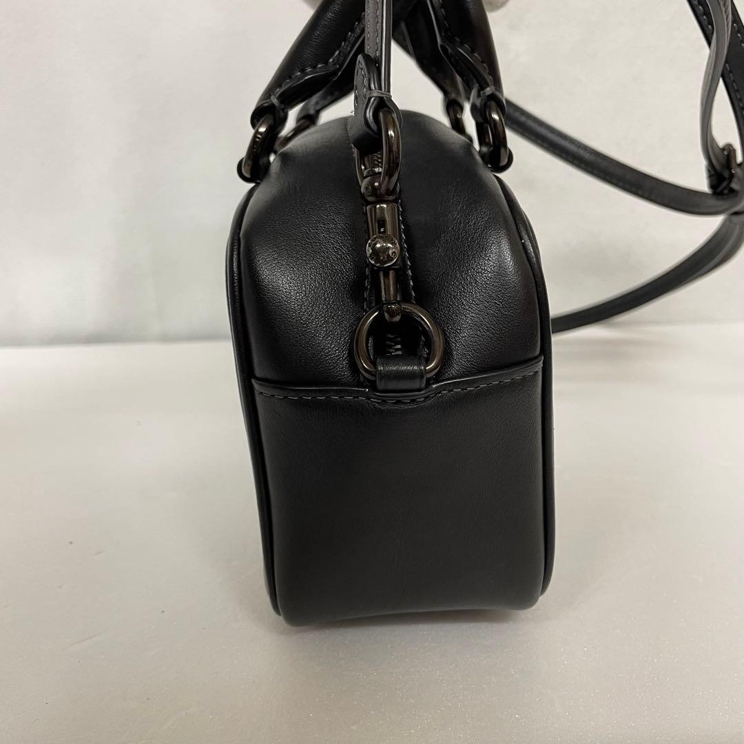 COACH サッチェルクロスボディ 2way ブラックレザー CT776 ST