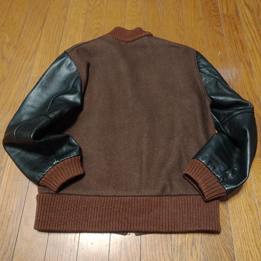 SKOOKUMスクーカム　スタジャン　サイズ38　ブラウン/ブラック　USA製