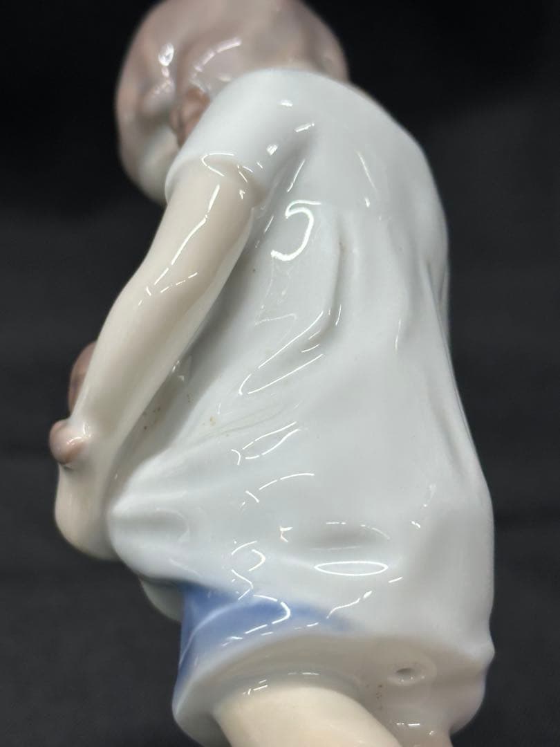 【保管品】B&G BING&GRONDAHL フィギュリン　少女　猫　1779