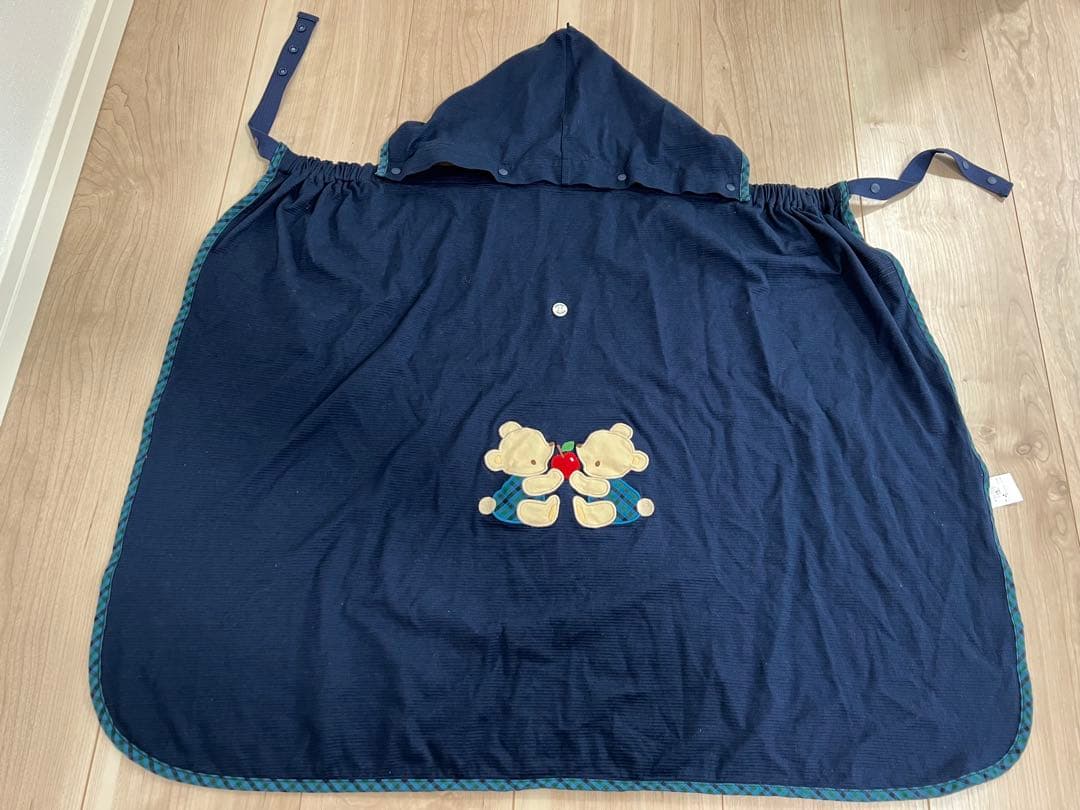 現行　美品　3WAYブランケット　UVカット　ファミリア