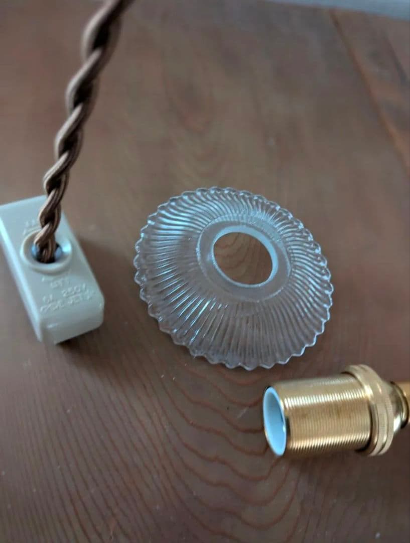 フランス　20's ミニシェード　アンティーク シャンデリア　ペンダントライト