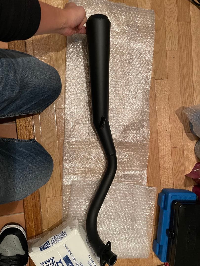 モンキー　ダックス　シャリー　　マフラー　鉄管