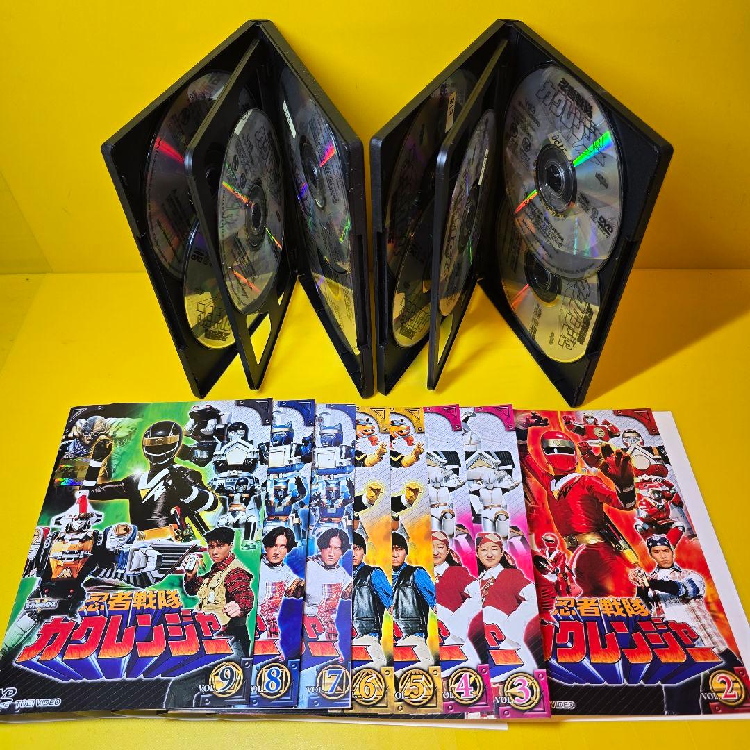 新品ケース交換済み　忍者戦隊カクレンジャー DVD 全10巻セット