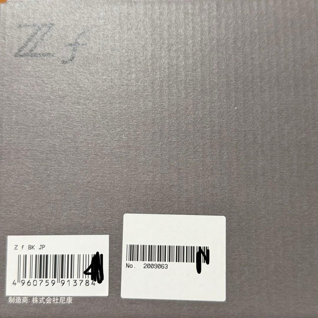 Nikon Zf レンズ付き　バーコードそのまま