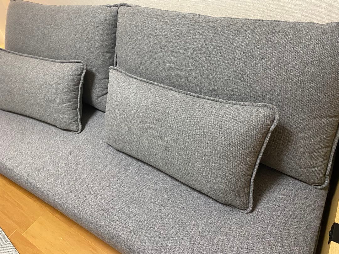 ニトリ　3wayソファベッド　 USBポート付き　サイドラック付き