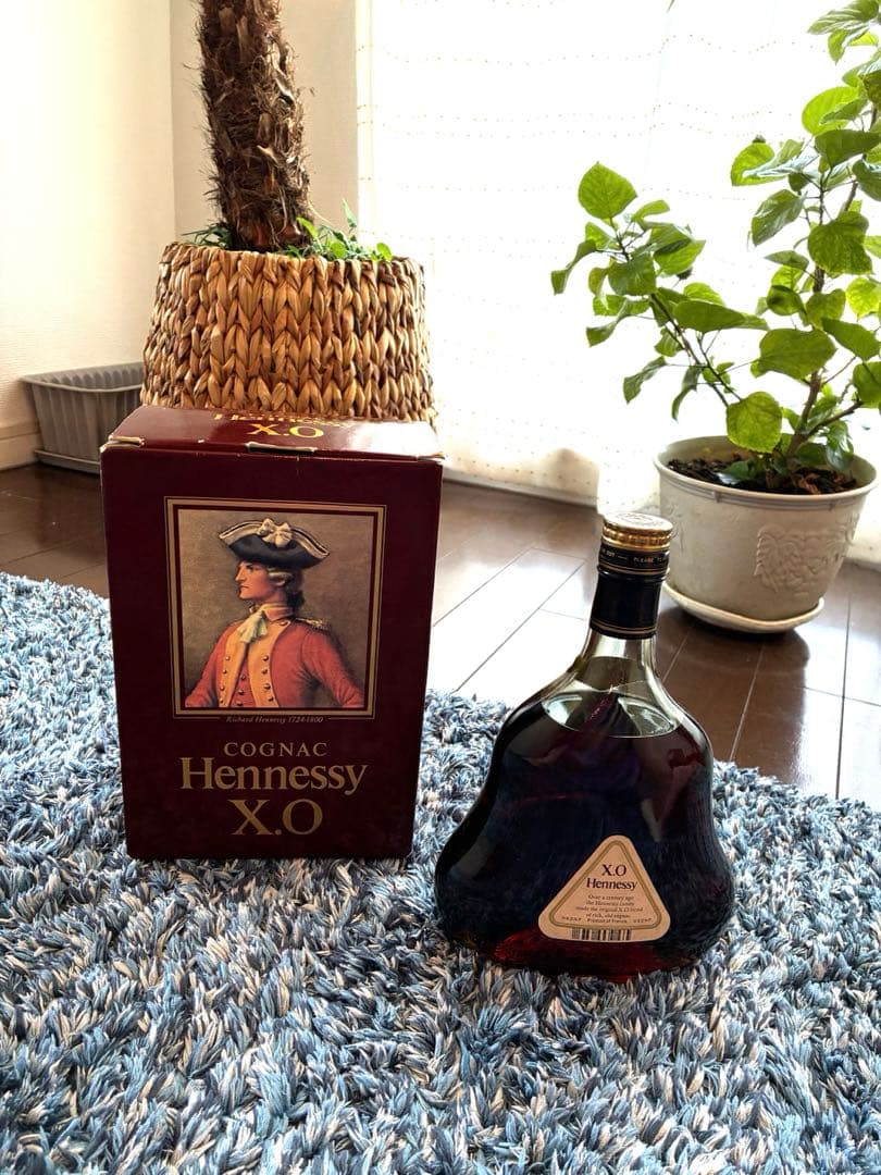 ヘネシーxo金キャップグリーンボトル