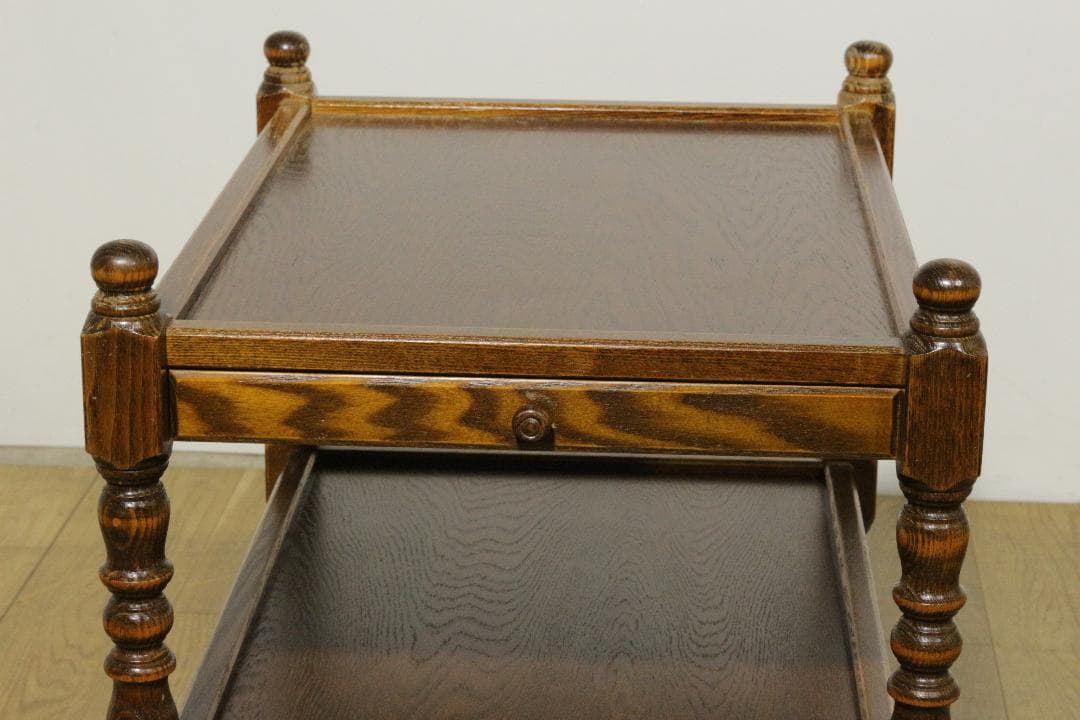 み*こ様 三越★３段ワゴン★木製家具★引き出し★トレー★