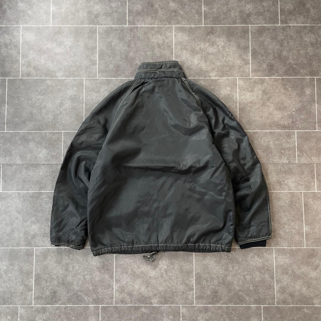 OLD ユーロ古着 ファイヤーマン 中綿 ナイロン ジャケット ブラック