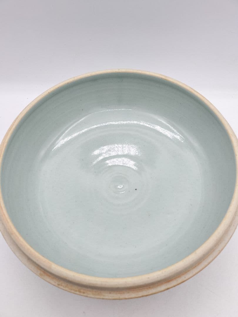 c526 喰篭 青白磁 韓国　廣州 趙小守 木箱 茶道具