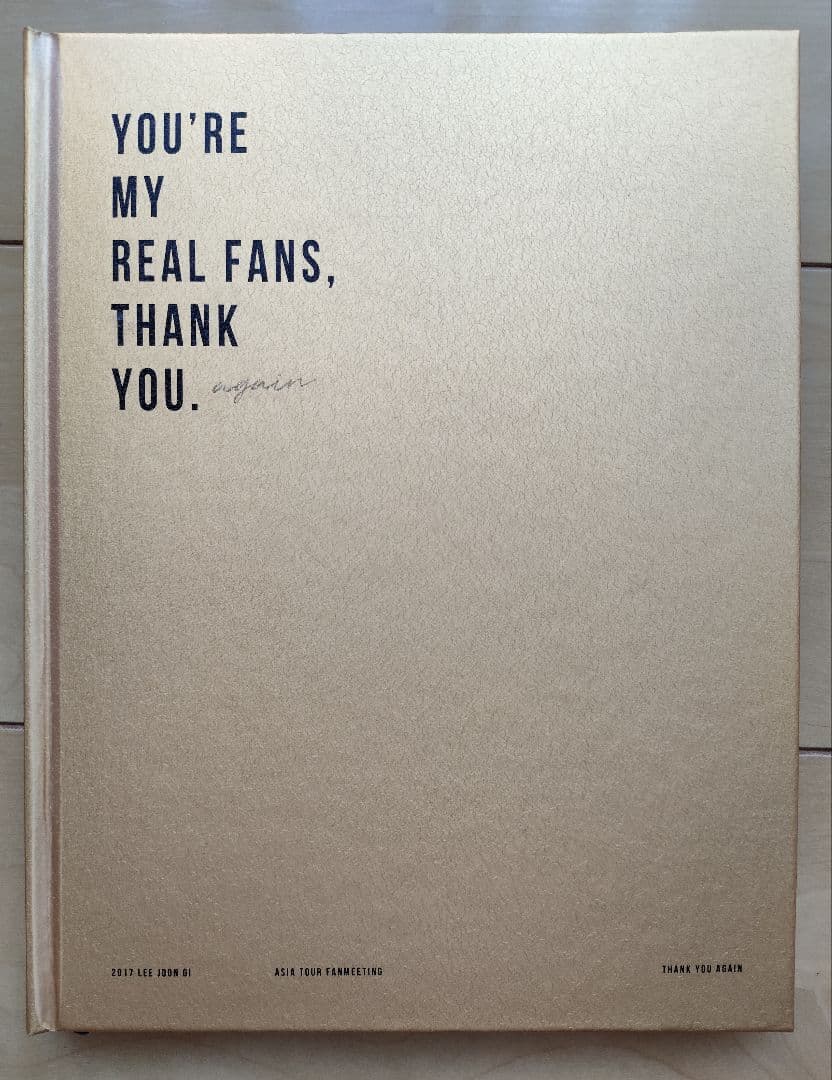 イ・ジュンギ　THANK YOU AGAIN 2017