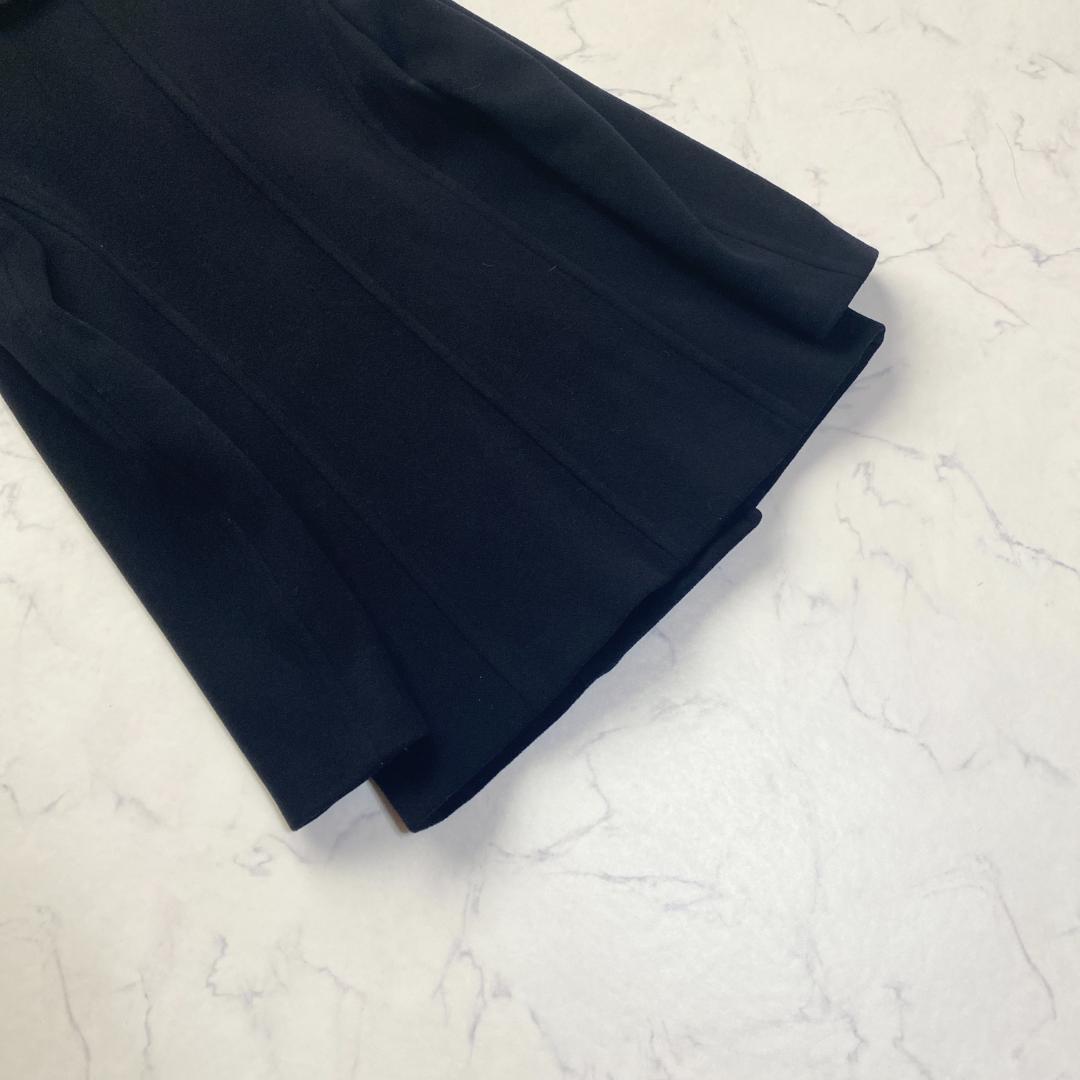 マッキントッシュロンドン カシミヤ混 ピーコート ダブル ネイビー 38