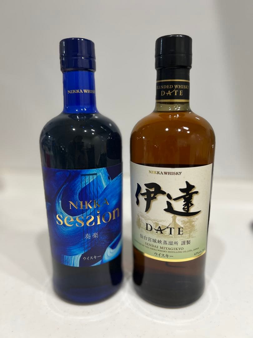 【新品未開封】ニッカウイスキー　伊達・ニッカセッション 二本セット