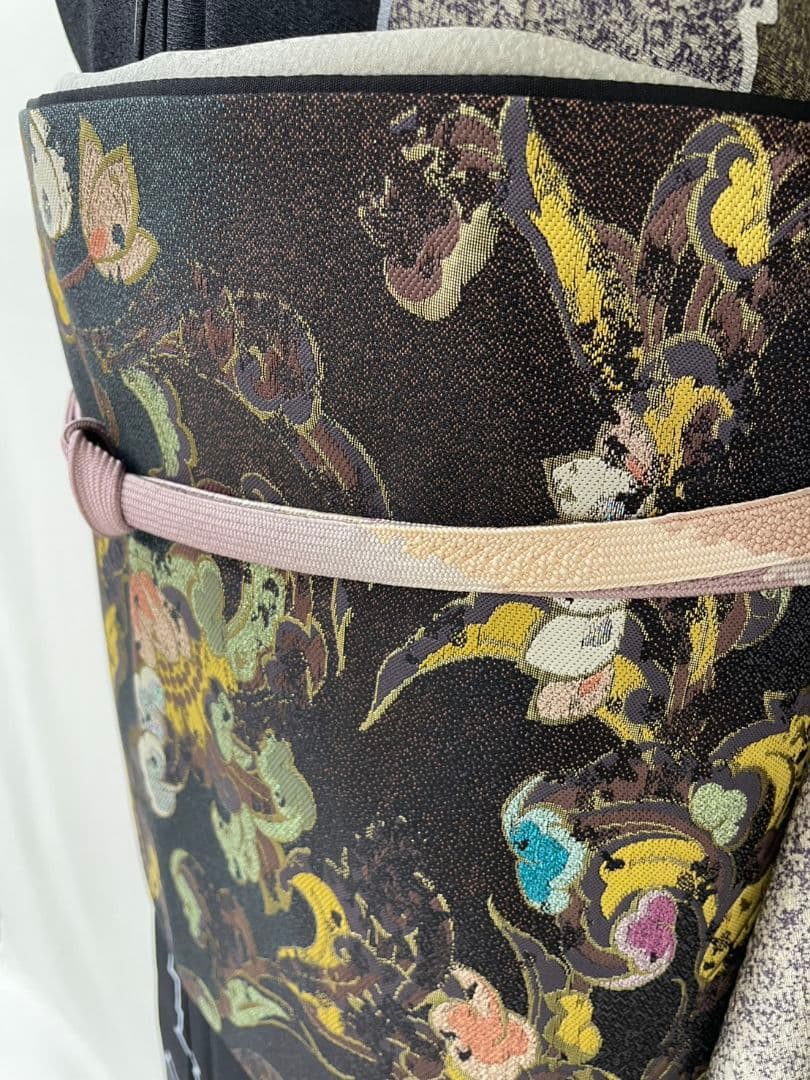 お見分け済　新品未使用　正絹袷　叩き染　染め分け訪問着単品