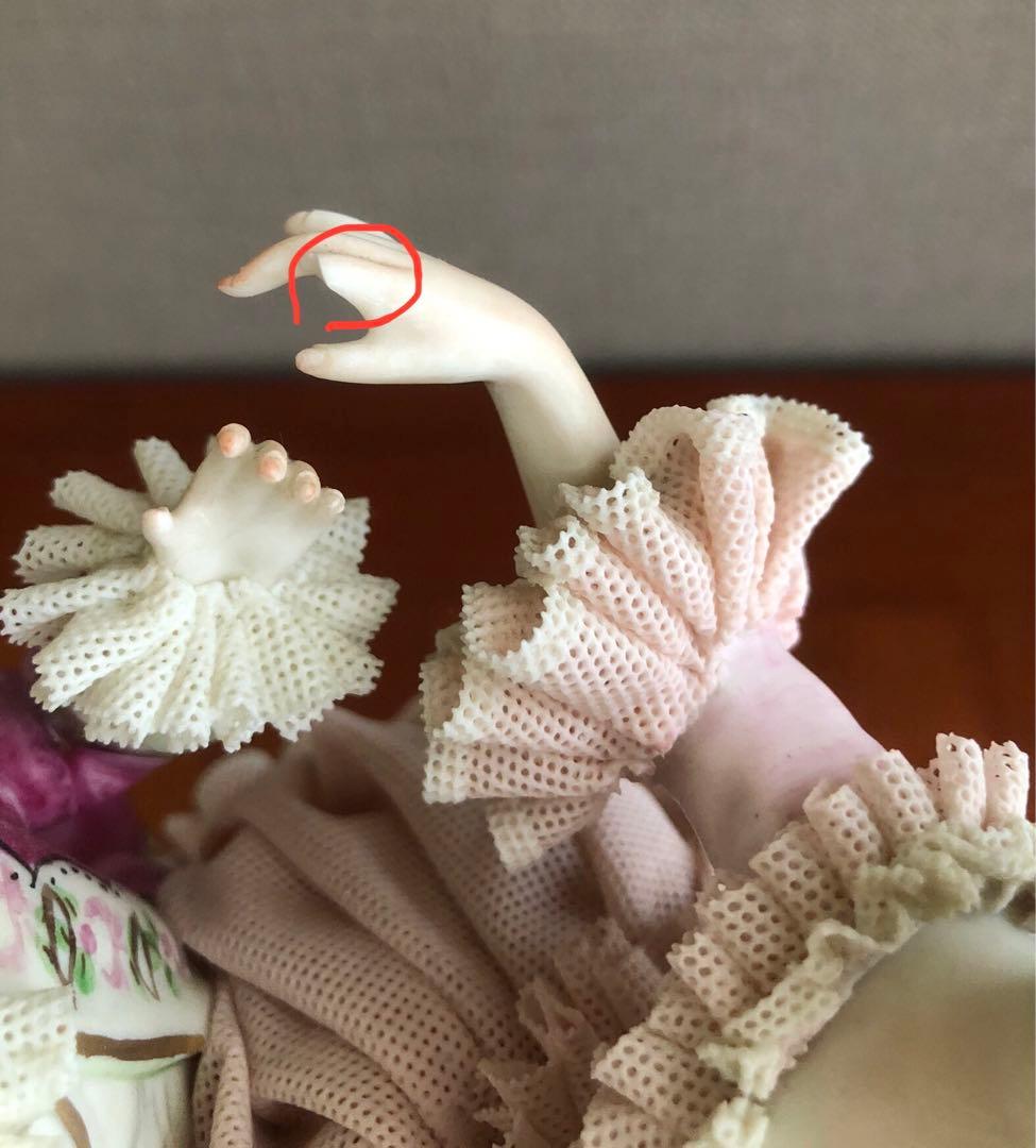 アイリッシュドレスデン　レースドール　難あり