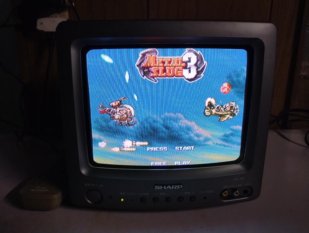 【画質良好】シャープ　10インチ　ポータブル　ブラウン管テレビ　10C-M9